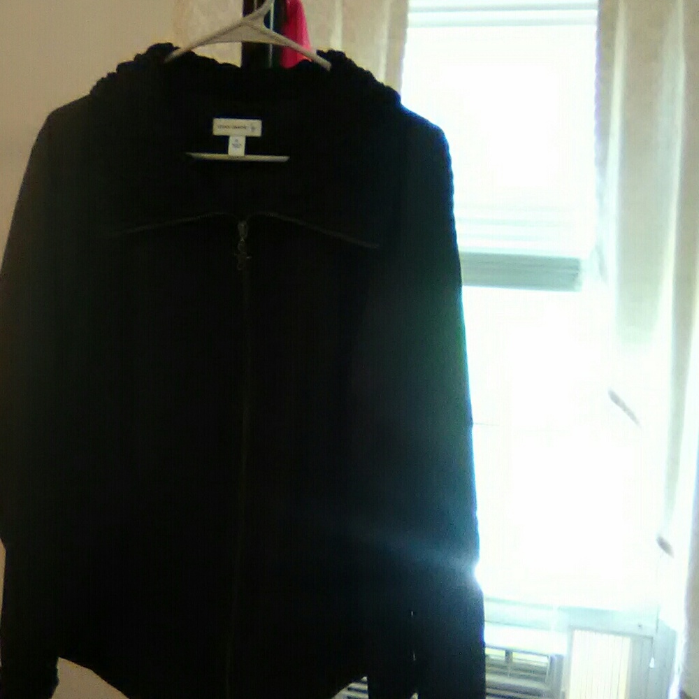 Susan graver zipper front light jacket